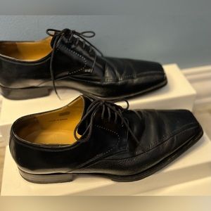 Mezlan Mens Black Leather Lace Up Shoes in Great Condition!!